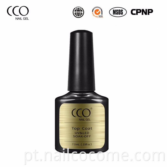 CCO Factory Factory Fashion Color gel Pintura de unhas para casaco de top clear Gel Polish